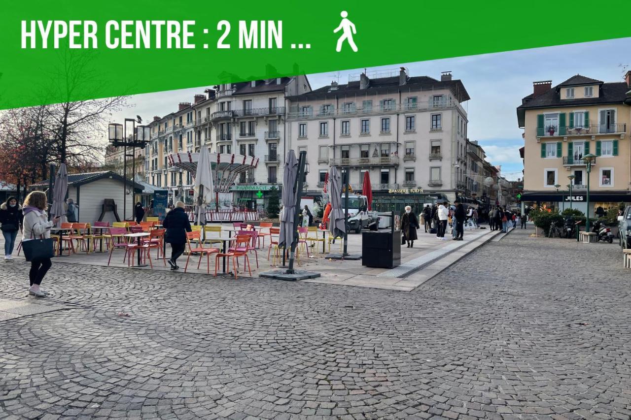 Viva Leman- Hypercentre - Vue Panoramique- Parking - Wifi Thonon-les-Bains Exterior foto