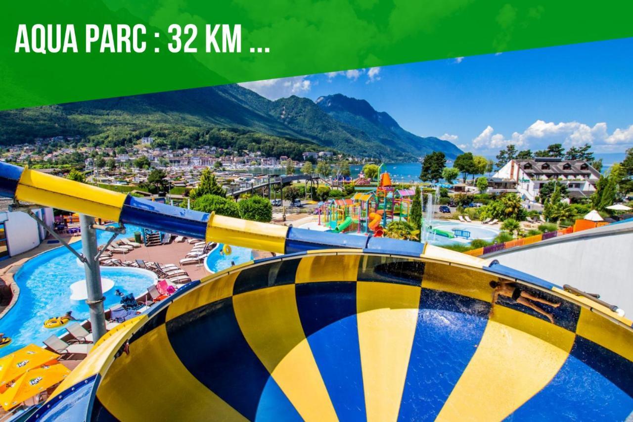Viva Leman- Hypercentre - Vue Panoramique- Parking - Wifi Thonon-les-Bains Exterior foto