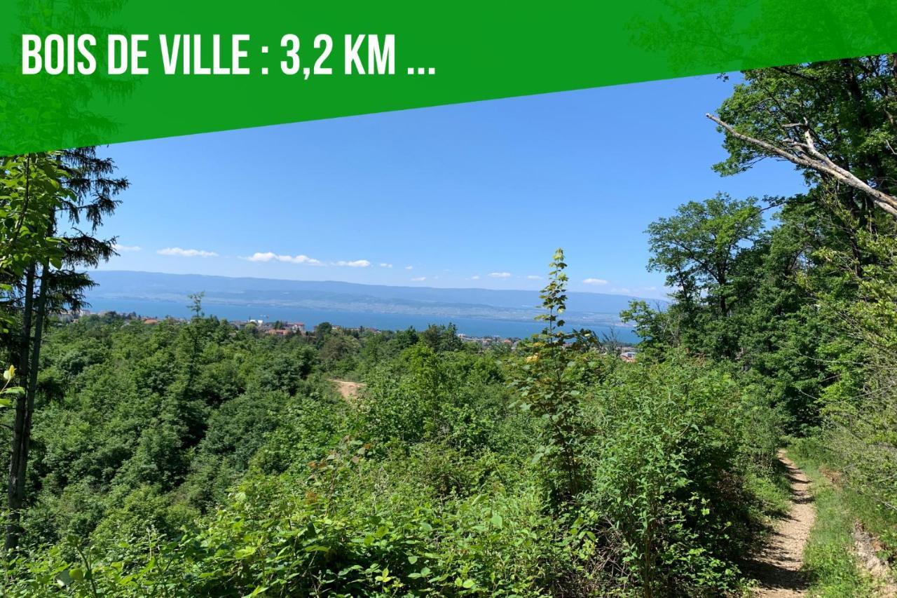 Viva Leman- Hypercentre - Vue Panoramique- Parking - Wifi Thonon-les-Bains Exterior foto